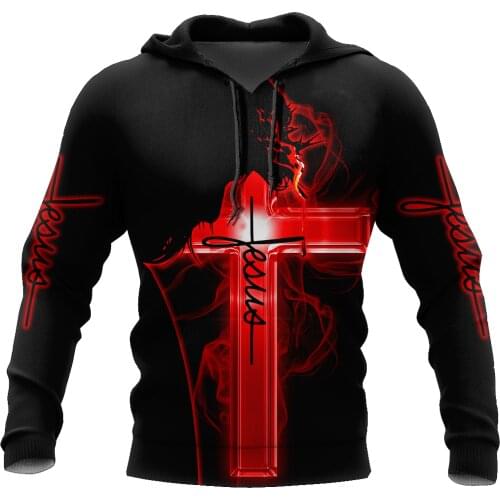 Mens Hoodie Premium Christian Jesus 3D All Over Printed Unisex Sweatshirt For Men/women Autumn Casual Pullover Zipper Streetwear