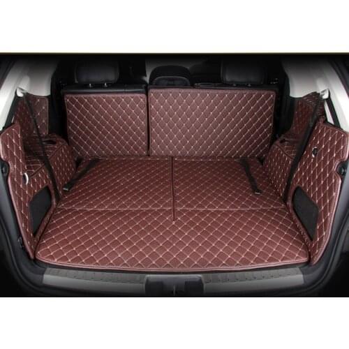 High quality! Special car trunk mats for Fiat Freemont 7 seats 2018-2011 durable boot carpets cargo liner mat for Freemont 2014