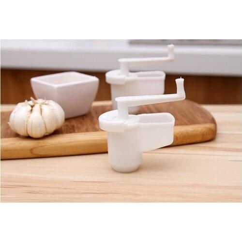 1PC Garlic Clasp Plastic Mill For Garlics Press Crusher Grinding Grater Rotate Multifunctional Kitchen Gadget Tools KB 1372