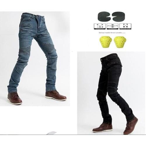 2020 New Motorcycle racing riding PK718 pants slim stretch locomotive anti-fall pants with protective gear riding jeans