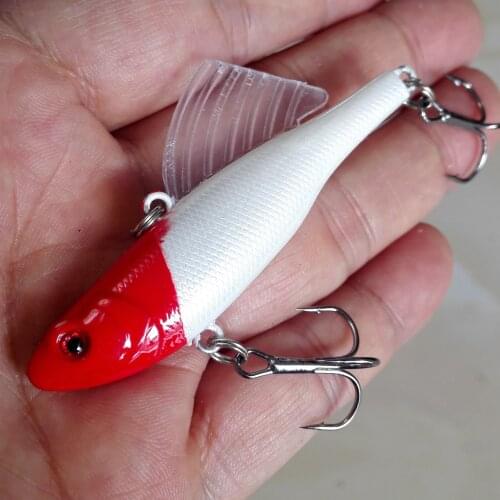 6.8cm 17.4g VIB Fishing Lure fly fish Hard Fishing Lure VIB Rattlin Hook Fishing Sinking Vibra Rattlin Hooktion Lures Pencil
