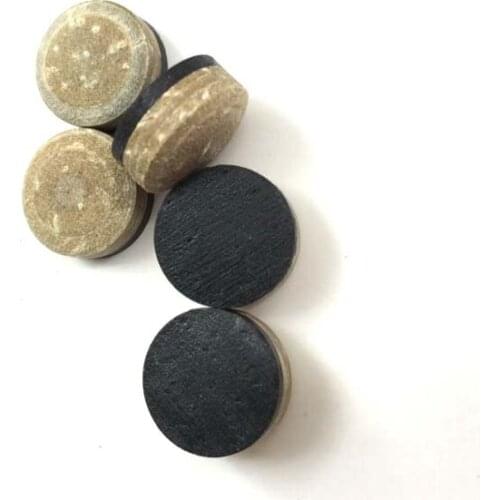 Free shipping 2pcs/lot 12/13mm Billiard pool cue tips 6layers pigskin leather Radian Pool cue tips billiard accessories