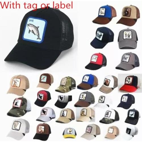 2021 NEW Baseball Cap Animal Embroidery Anime Cute Embroidery Summer Mesh Mens Ms. Outdoor Sunshade Truck Driver hats --bbB