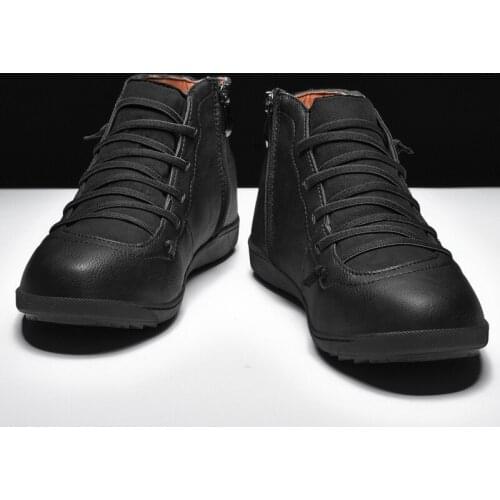 MEN mens military ankle boots man ANKLE shoes Winter Casual boty BOOTS leather dress for boot Mens work home summer chelsea men