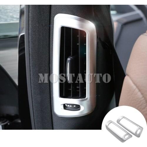 For Benz S Class W222 Interior Rear Pillar Air Vent Outlet Cover 2014-2018 2pcs Car Accessories Interior Car Decor Car Trim
