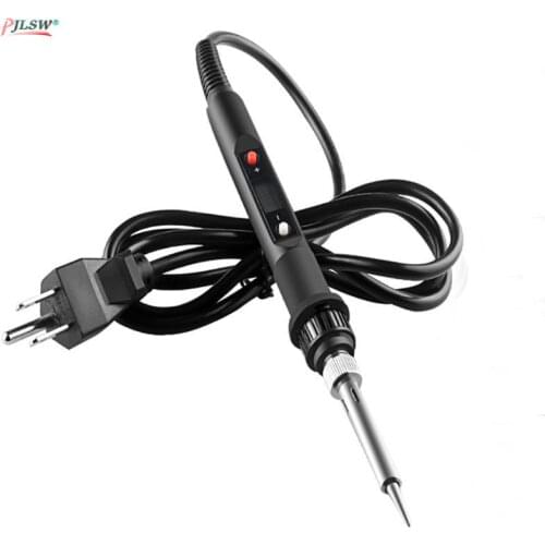 60W 80W Soldering Iron Adjustable Temperature Electric Iron LCD Digital Display Welding Repair Lead-free 220V EU Solder Station