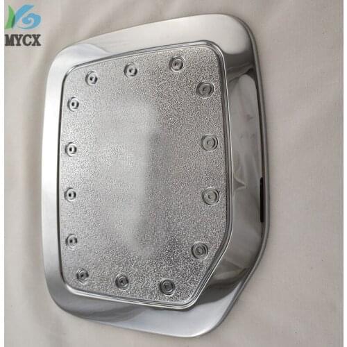 Chrome tank cover For Toyota Land cruiser Prado FJ90 3400 Spoiler SUV ABS fuel oil gas cover car accessories For Prado 90