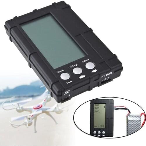 3in1 LCD Li-Po Battery Balancer+Voltage Meter Tester+Discharger for 2~6S Battery