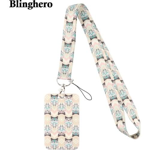 CB841 Owl Cute Cartoon Cell Phone Lanyard For Key ID Card Pass Gym USB Badge Holder DIY Hang Rope Neck Lanyards