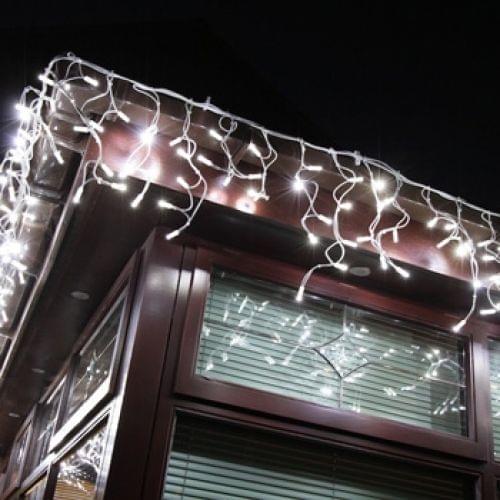 180 LED 6M curtain lights Led icicles lights lamps with tail plug Icicle Lights Xmas Wedding Party Decorations-MULTI-Color