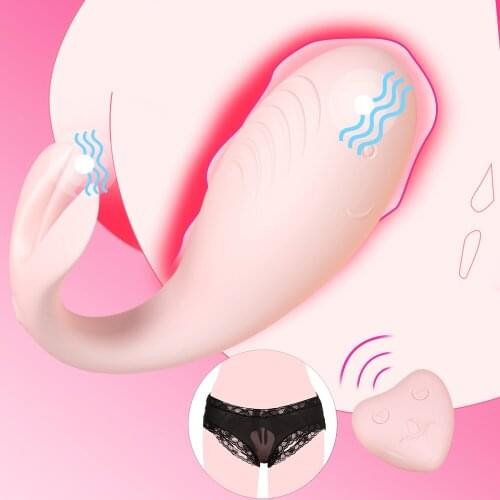 Fish Shape Wearable Vibrating Jump Eggs for Women Wireless Remote control Vaginal Massage Vibrator Kegel Ball Sex Toys For Women