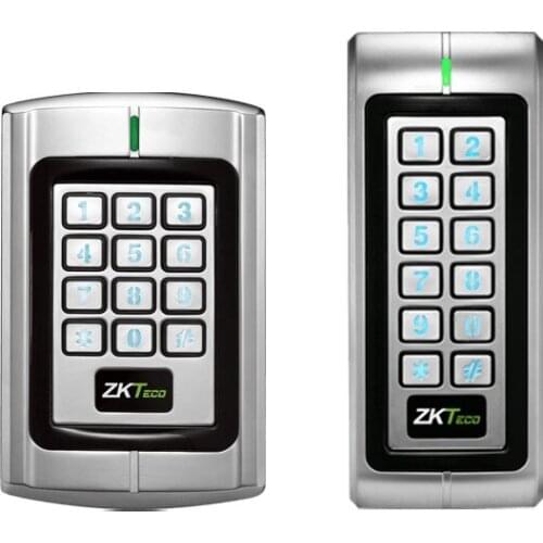 Waterproof metallic keypad rfid reader wiegand 26/34 output for access control system