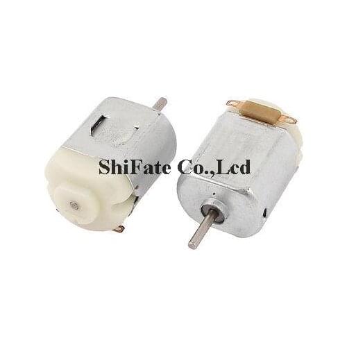2 Pcs DC 6-12V 50000RPM Mini High Speed Vibration Motor for Toys Massager