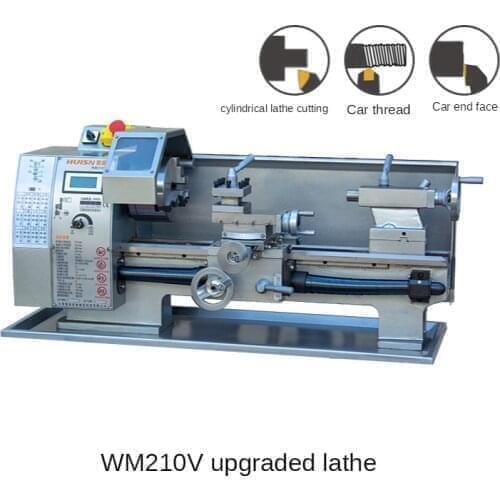 WM210V small mechanical metal processing lathe multi-function household woodworking diy micro-bed hardware