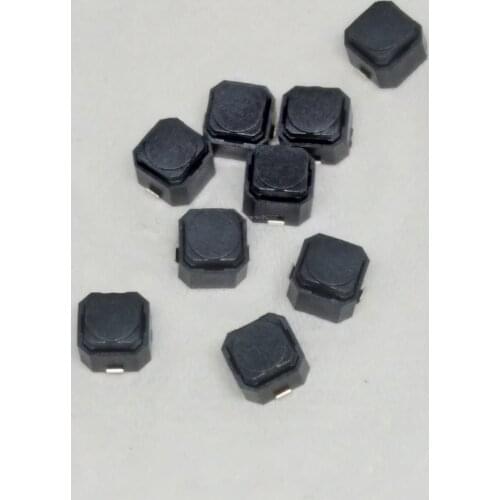 10pcs/lot no sound 6*6*5 SMD Silent Mute Push Button Switch silicone keypad tact switch silicon Switches 6 * 6 * 5 MM 6x6x5 mm