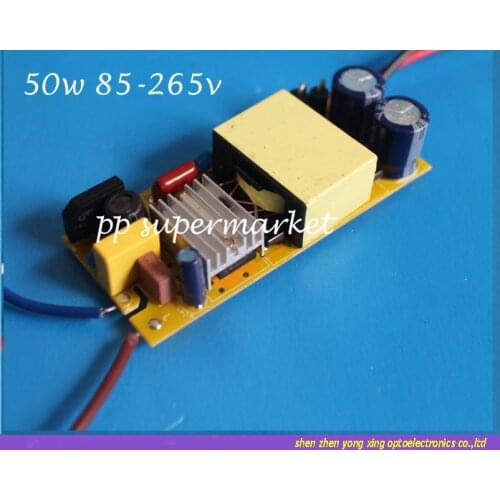 10PCS High Quality 50W LED Driver Light Lamp Chip for Transformers Power Supply 1.5A Input 110V-240V Output AC:28-36V