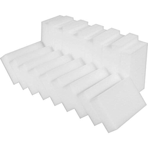 10x6x2cm 100 Pcs/lot Melamine Sponge Magic Sponge Eraser Kitchen Melamine Sponge Cleaner Cleaning Sponge For Office Bathroom #P1