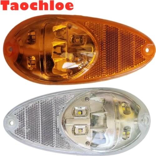 2pcs Farol 5LED BIVOLTAJE BUS BRAZIL UNIVERSAL bus side markers lights turn signal lights FalcoOrion For Volvo bus Marcopolo bus