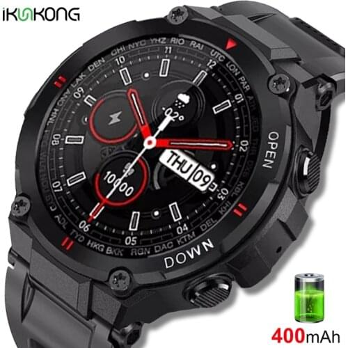 2021 K22 Smart Watch Men Sport Fitness Tracker Bluetooth Call Music Control Phone Smart Watch Waterproof Women Smartwatch 400mah