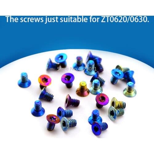 3pieces Zt 0620/0630 Knife M3 screw Titanium alloy T8 Plum blossom nut