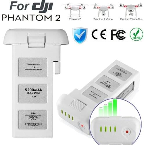 Battery For DJI Phantom 2 Vision+ Plus Drone Quadcopter Flight 5200mAh 11.1V