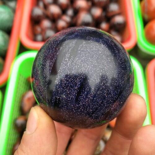 Free shipping hot sale of new natural blue jinsha crystal ball as a wedding decoration furniture decoration