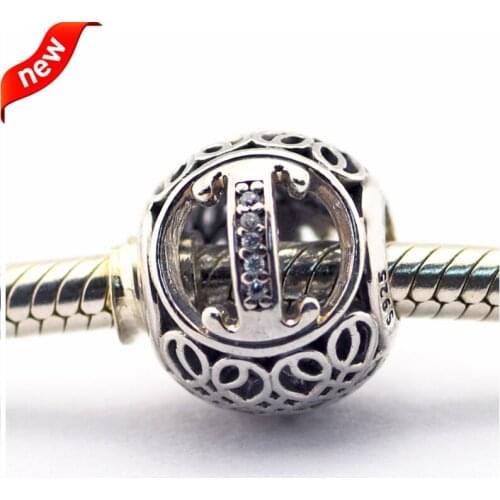 CKK 925 Sterling Silver Jewelry Vintage I Original Fashion Charms Beads Fits Bracelets For Jewelry Making