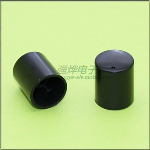 10 pieces 15*18MM black plastic knob potentiometer knob speed control knob flower shaft inner hole 6MM