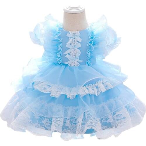 Kids Dress for Girls Summer Dresses for Party and Wedding Christmas Clothing Princess Flower Tutu Dress Children Prom Ball Gown