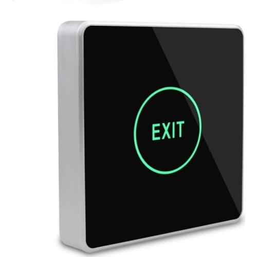 Door exit Touch-type access control switch LED backlight push-button switch Access control system accessories