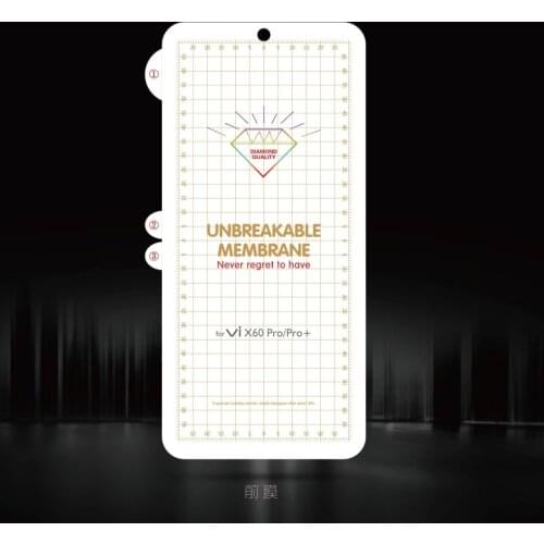 Hydrogel Film For VIVO X60 X50 IQOO5 Pro Plus NEX 3 3S Front and Back Screen Soft Protective Transparent Clear oleophobic