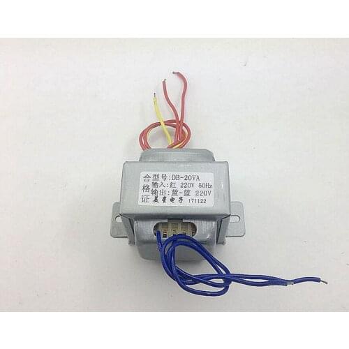 EI57 isolation transformer DB-20VA 20W 220V 220V 1:1 safety isolation anti jamming