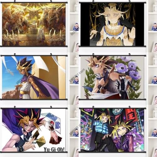 Canvas Painting Japanese Anime Manga Yu-Gi-Oh! Wall Art Posters and Prints Room Decor Pictures Living Nordic Home Decoration