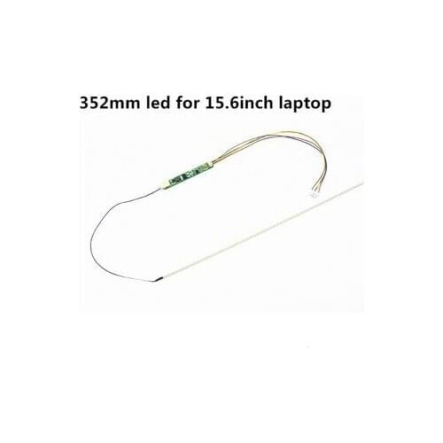 2 pieces of led backlight lcd laptop dimmable lamps adjustable light update kit strips + board 9 - 25 v input for 15.6 inch 352