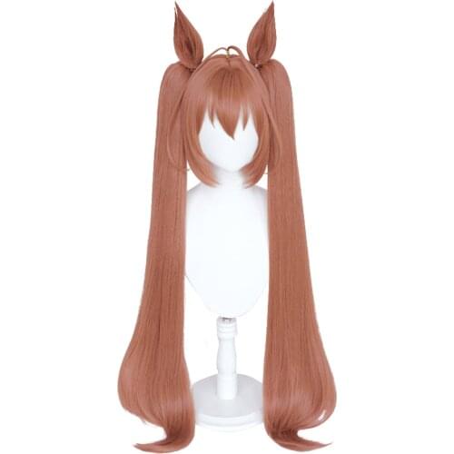 Pretty Derby Daiwa Scarlet Cosplay Wig Heat Resistant Synthetic Hair Carnival Halloween Party Props