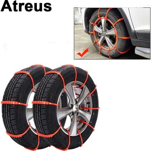 Atreus For BMW e46 e39 e36 X5 x6 Audi a4 b6 a3 a6 c5 Renault duster Lada granta Car Snow Tire Anti-skid Chains Wheel Tire Tools
