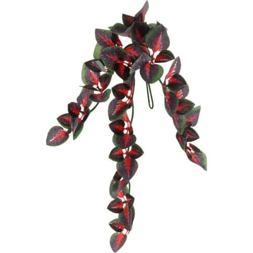 Reptile Frog Snake Climbing Vine Bendable Jungle Plant Terrarium Decor