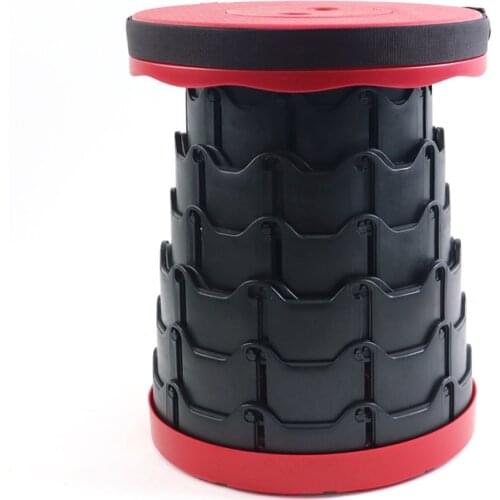 Portable Telescoping Stool with US Patent, Collapsible Stool Lightweight Sturdy, Retractable Stool for Outdoor Fishing Hiking