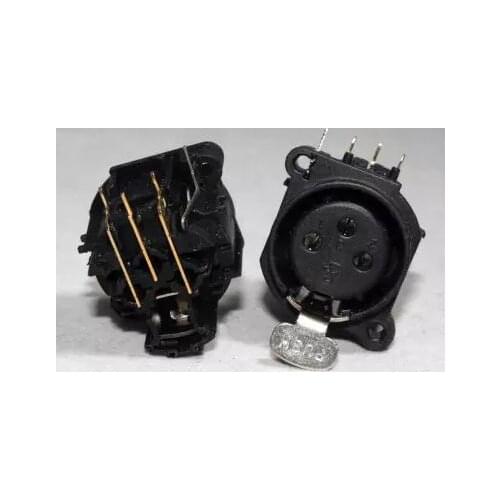 The three seat Mini Core 3 core qalun Kalong male male Canon XLR microphone socket Mini qalun seat