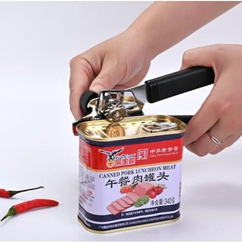 Top Quality Strong Heavy Duty Kitchen Craft Stainless Steel Can Opener Beer Professional Tin Opener Easy Grip