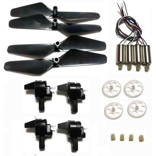 Engines cw/cw motor Spare Parts for S60 Drone RC Quadcopter Arm Blade Propellers Gears Accessories