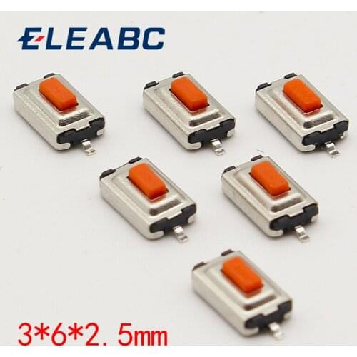 100* Touch micro switch Red 3*6*2.5MM 3X6X2.5MM SMD2