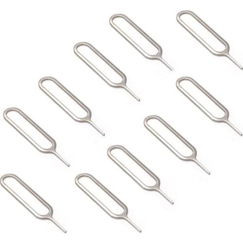 10000 pcs SIM Card Needle Tray Eject Tool Needles Pin take the phone sim card out easy take For iPhone 4S 5 5S 6 huawei samsung