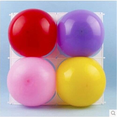 50 pcs/lot Balloon wall grids latex balloon modeling accessories plastic 4 holes balloon grid for birthday wedding party decor