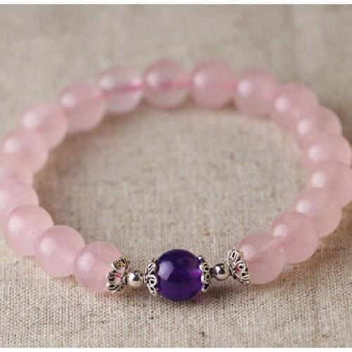 Natural Ice Powder Crystal Bracelet, Powder Crystal Transparent Bracelet, Men And Women Jewelry