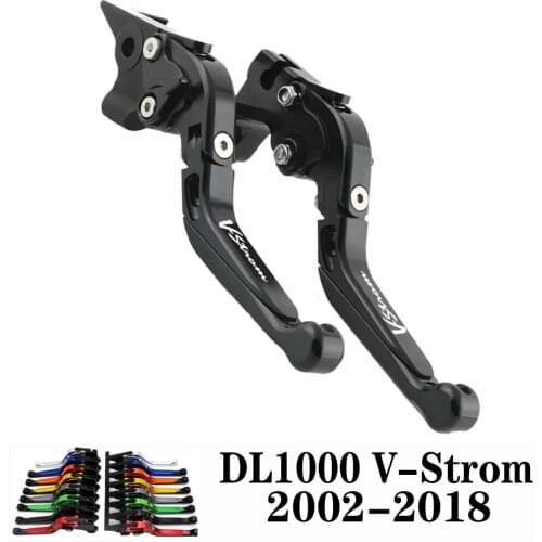 For SUZUKI DL 1000 DL1000 V-Strom 2002 2003 2004 2005 2006 2007-2018 CNC Motorcycle Adjustable Brake Clutch Lever Levers Folding