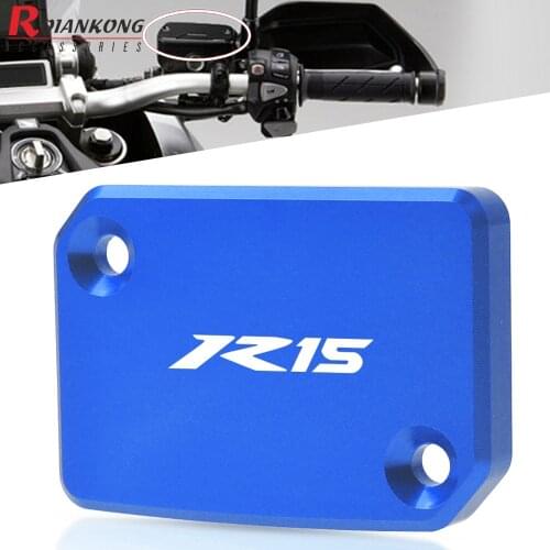 For YAMAHA YZF-R125 FZ-16 FZS150 FZ150 2015 2016 Moto Front Rear Brake Fluid Reservoir Cap Covers YZF R15 V3 2017 2018 2019 2020