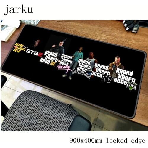 Gta v mouse pad gamer 900x400mm notbook mouse mat large gaming mousepad large locrkand pad mouse PC desk padmouse