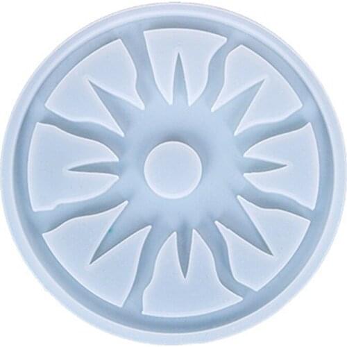 Lacework Coaster Epoxy Resin Mold Cup Mat Pad Silicone Mould DIY Crafts Decorations Ornaments Casting Tools