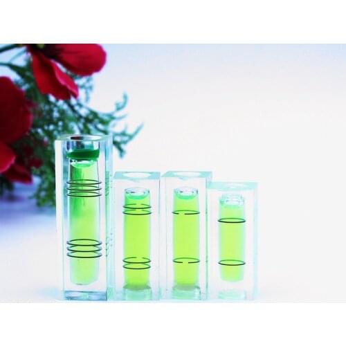 Square Column Spirit Level bubble PMMA Water Level Measuring Instruments for Photo Frames Mural Interior Decoration
